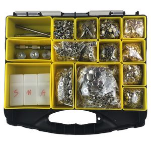 دکمه و پرچ چرم دوزی  کد sp20x به همراه قالب مجموعه 20 عددی